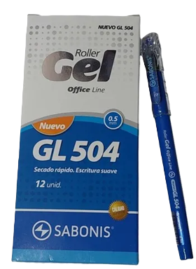 BOLIGRAFO PUNTA FINA GEL 504 AZUL